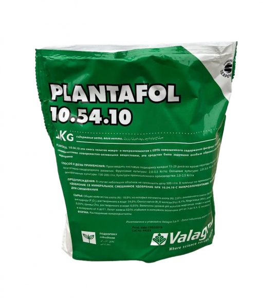 Удобрение Плантафол NPK 10-54-10, 1кг, Валагро